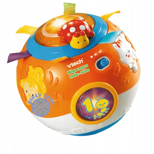 Migocząca Hula-Kula – interaktywna zabawka edukacyjna z dźwiękiem i światłem, rozwój mowy i ruchu – VTech Trefl 60103