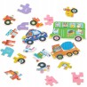 Moje pierwsze puzzle pojazdy służbowe – 30 elementów w metalowej puszce