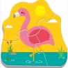 Puzzle edukacyjne Zwierzątka Safari dla maluchów 2+ – rozwój przez zabawę, liczenie i poznawanie zwierząt | Trefl 36073