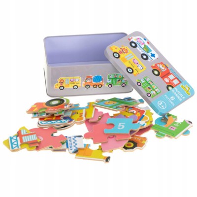 Moje pierwsze puzzle pojazdy służbowe – 30 elementów, 6 układanek | Edukacyjne puzzle dla dzieci Moje pierwsze puzzle pojazdy służbowe – 30 elementów, 6 układanek | Edukacyjne puzzle dla dzieci