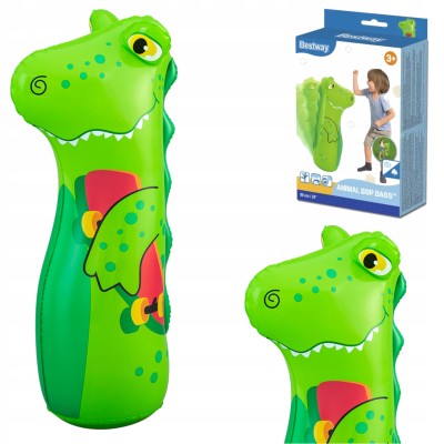 Worek bokserski dmuchany dinozaur do zabawy i aktywności fizycznej Bestway 52152