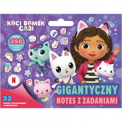 Książka Koci Domek Gabi – zadania, naklejki i kolorowanki dla dzieci | Trefl KS97610