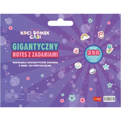 Książka Koci Domek Gabi – zadania, naklejki i kolorowanki dla dzieci | Trefl KS97610