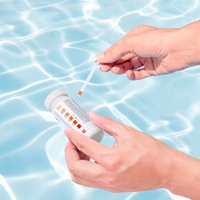 Tester zasolenia wody Bestway 58767 | 25 pasków testowych do basenu i jacuzzi