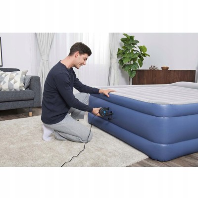 Bestway 62252 Pompka Elektryczna 220-240V – 680 l/min | 3 Końcówki | Do Materacy i Basenów