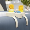 Uchwyt na napoje do jacuzzi Lay-Z-Spa – 2 przegrody + tacka  Bestway 60306