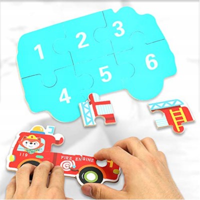 Moje pierwsze puzzle pojazdy służbowe – 30 elementów, 6 układanek | Edukacyjne puzzle dla dzieci Moje pierwsze puzzle pojazdy służbowe – 30 elementów, 6 układanek | Edukacyjne puzzle dla dzieci