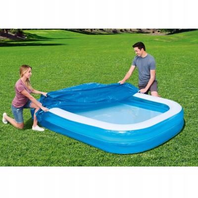 Przykrycie na basen Bestway 262x175 cm – pokrywa ochronna z otworami odpływowymi