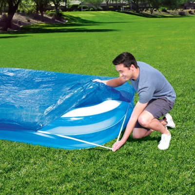 Przykrycie na basen Bestway 262x175 cm – pokrywa ochronna z otworami odpływowymi
