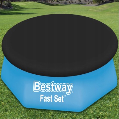 Przykrycie na basen rozporowy 244 cm Bestway – plandeka z linkami 58032 Przykrycie na basen rozporowy 244 cm Bestway – plandeka z linkami 58032