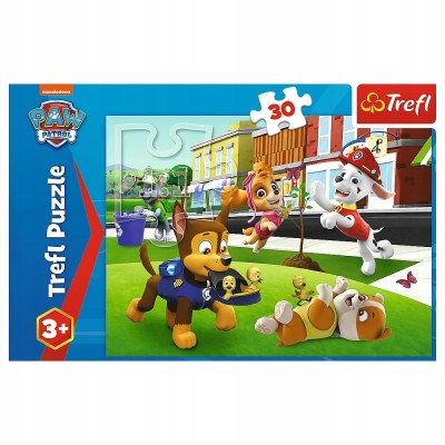 Puzzle Psi Patrol 30 elementów dla dzieci 3+ | Układanka Trefl 19421