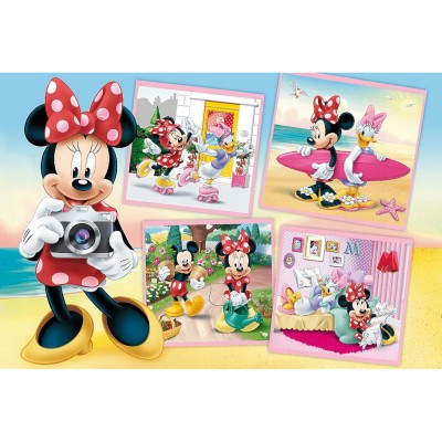 Puzzle Disney 60 el. Myszka Minnie – Edukacyjna Układanka dla Dzieci | Trefl 17360