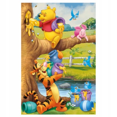 Puzzle Kubuś Puchatek 60 el. – Małe co nieco Tygrysek i Prosiaczek | Zabawka edukacyjna | Trefl 17264 Puzzle Kubuś Puchatek 60 el. – Małe co nieco Tygrysek i Prosiaczek | Zabawka edukacyjna | Trefl 17264