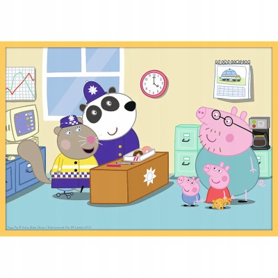 Puzzle Trefl 10w1 Świnka Peppa – kolorowe i edukacyjne układanki dla dzieci 4+ | Trefl 90383