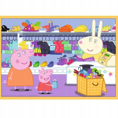 Puzzle Trefl 10w1 Świnka Peppa – kolorowe i edukacyjne układanki dla dzieci 4+ | Trefl 90383
