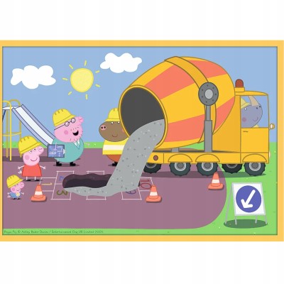 Puzzle Trefl 10w1 Świnka Peppa – kolorowe i edukacyjne układanki dla dzieci 4+ | Trefl 90383