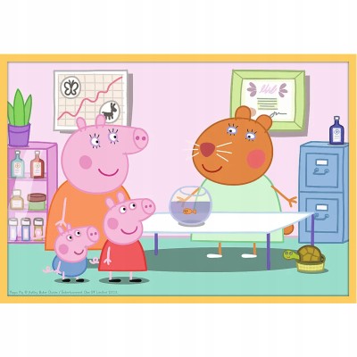 Puzzle Trefl 10w1 Świnka Peppa – kolorowe i edukacyjne układanki dla dzieci 4+ | Trefl 90383
