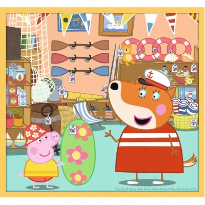 Puzzle Trefl 10w1 Świnka Peppa – kolorowe i edukacyjne układanki dla dzieci 4+ | Trefl 90383