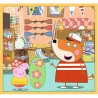 Puzzle Trefl 10w1 Świnka Peppa | Zestaw 329 elementów Trefl 90383 Poznaj Świnkę Peppę