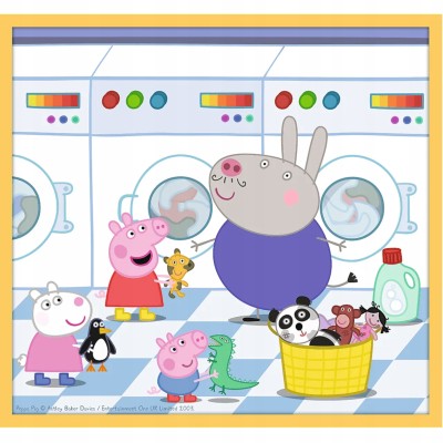 Puzzle Trefl 10w1 Świnka Peppa – kolorowe i edukacyjne układanki dla dzieci 4+ | Trefl 90383
