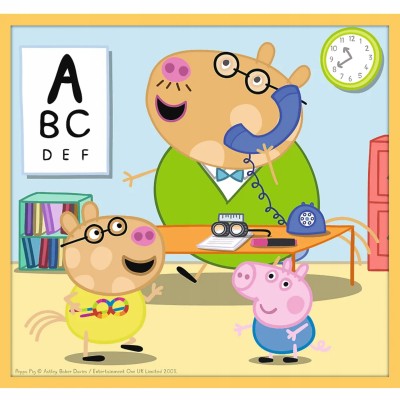 Puzzle Trefl 10w1 Świnka Peppa – kolorowe i edukacyjne układanki dla dzieci 4+ | Trefl 90383