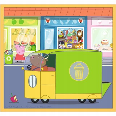 Puzzle Trefl 10w1 Świnka Peppa – kolorowe i edukacyjne układanki dla dzieci 4+ | Trefl 90383