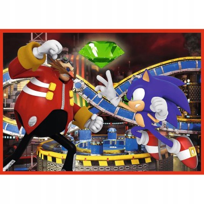 Puzzle 4w1 Sonic Przygody Sonica 4+ Trefl 34625 Puzzle 4w1 Sonic Przygody Sonica 4+ Trefl 34625